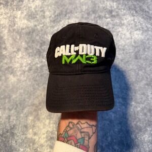Call of Duty MW3 Black Baseball Cap Activision 2011 Men's Gaming Collectible